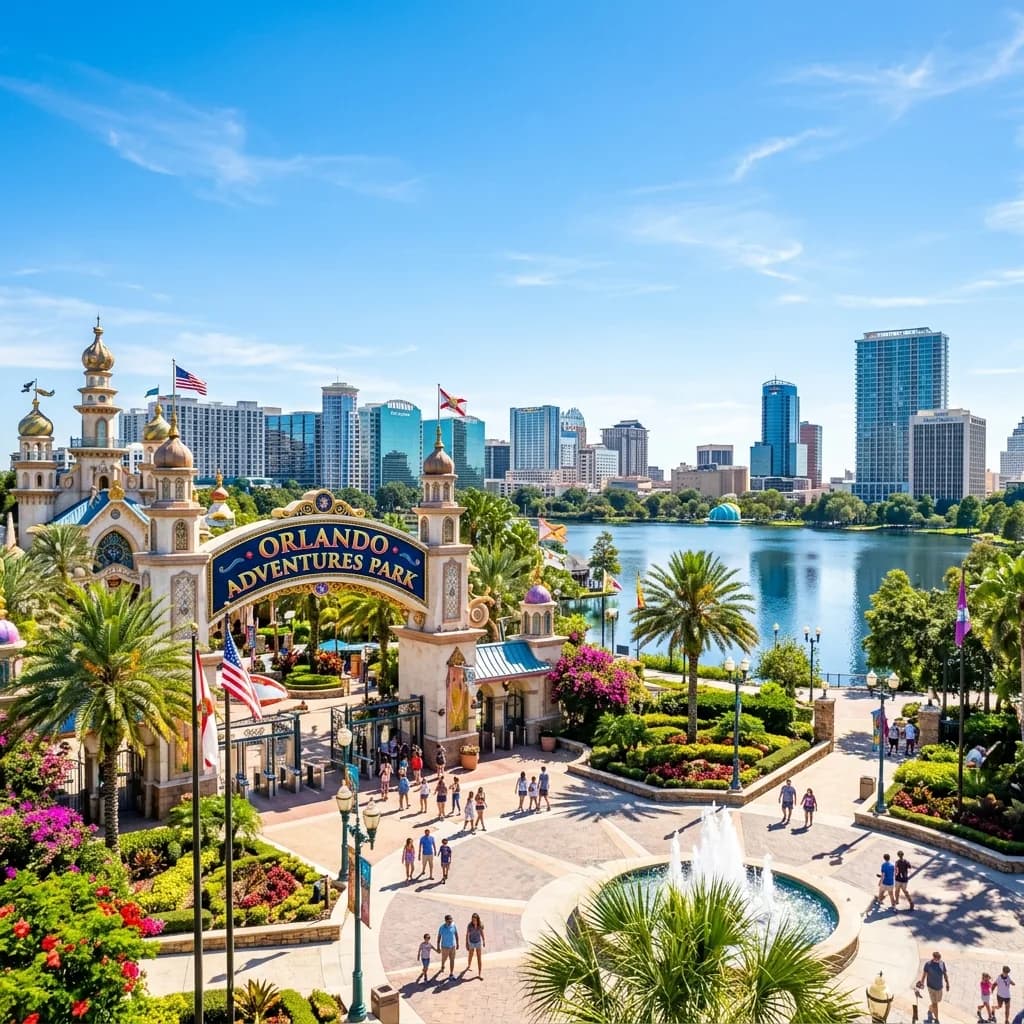 Orlando, Florida skyline and travel destination